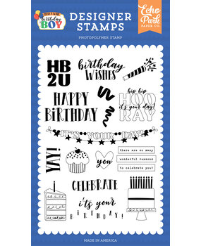 Echo Park It's Your Day Designer Stamps (MWB348044) (OUTLET)
