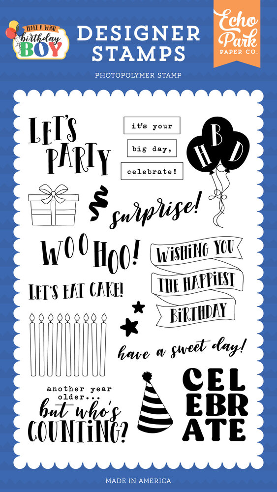 Echo Park Surprise Designer Stamps (MWB348043) (DISCONTINUED) Echo Park Surprise Designer Stamps (MWB348043) (DISCONTINUED)