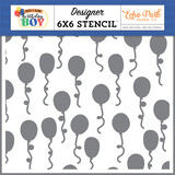 Echo Park Birthday Bash Balloons Stencil (MWB348033) (DISCONTINUED)