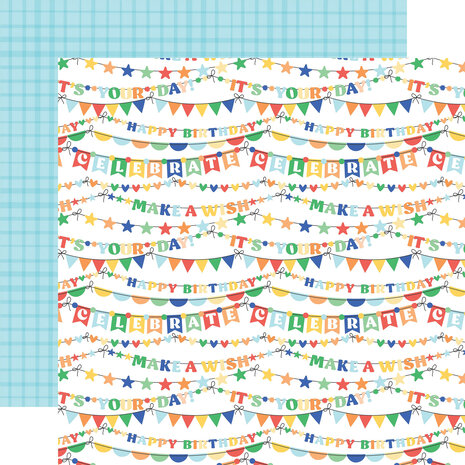 Echo Park Make A Wish Birthday Boy 12x12 Inch Collection Kit (MWB348016) (DISCONTINUED) Echo Park Make A Wish Birthday Boy 12x12 Inch Collection Kit (MWB348016) (DISCONTINUED)