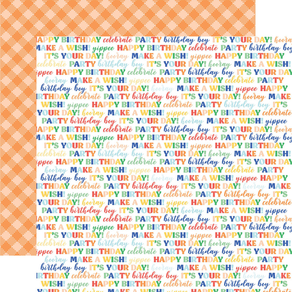 Echo Park Make A Wish Birthday Boy 12x12 Inch Collection Kit (MWB348016) (DISCONTINUED) Echo Park Make A Wish Birthday Boy 12x12 Inch Collection Kit (MWB348016) (DISCONTINUED)