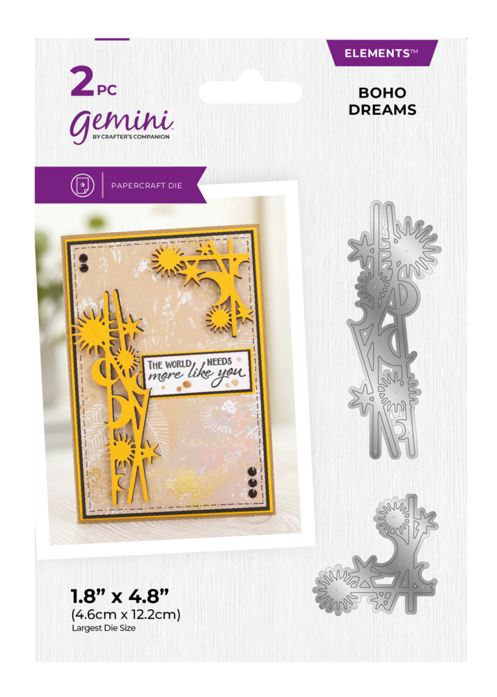 Gemini Boho Dreams Cut & Emboss Elements Die (GEM-MD-ELE-BODR) (DISCONTINUED) Gemini Boho Dreams Cut & Emboss Elements Die (GEM-MD-ELE-BODR) (DISCONTINUED)
