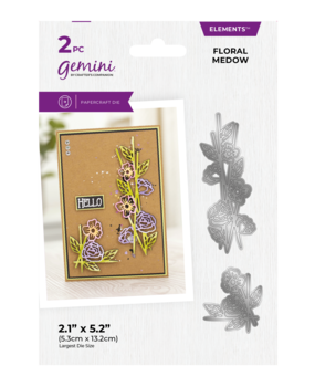 Gemini Floral Meadow Cut & Emboss Elements Die (GEM-MD-ELE-FLME) (DISCONTINUED)