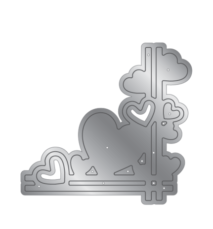 Gemini Love Hearts Cut & Emboss Elements Die (GEM-MD-ELE-LOHEA) (DISCONTINUED)