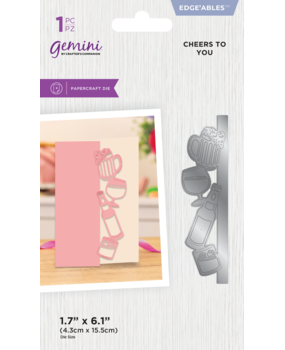 Gemini Cheers to You Edge'ables Dies (GEM-MD-EDG-CTYO) (DISCONTINUED)
