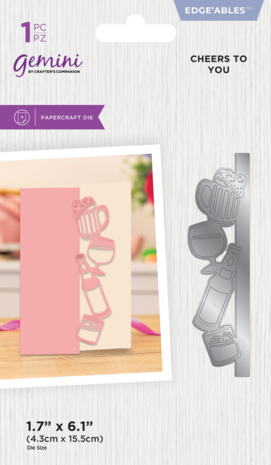 Gemini Cheers to You Edge'ables Dies (GEM-MD-EDG-CTYO) (DISCONTINUED) Gemini Cheers to You Edge'ables Dies (GEM-MD-EDG-CTYO) (DISCONTINUED)