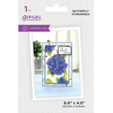 Gemini Illustrated Embossing Folder Butterfly Hydrangea (GEM-EF4-BEHY) (DISCONTINUED)