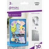 Gemini Coral Reef 4x6 Inch 3D Embossing Folder & Metal Die (GEM-3DEF4-MD-CORE) (DISCONTINUED)