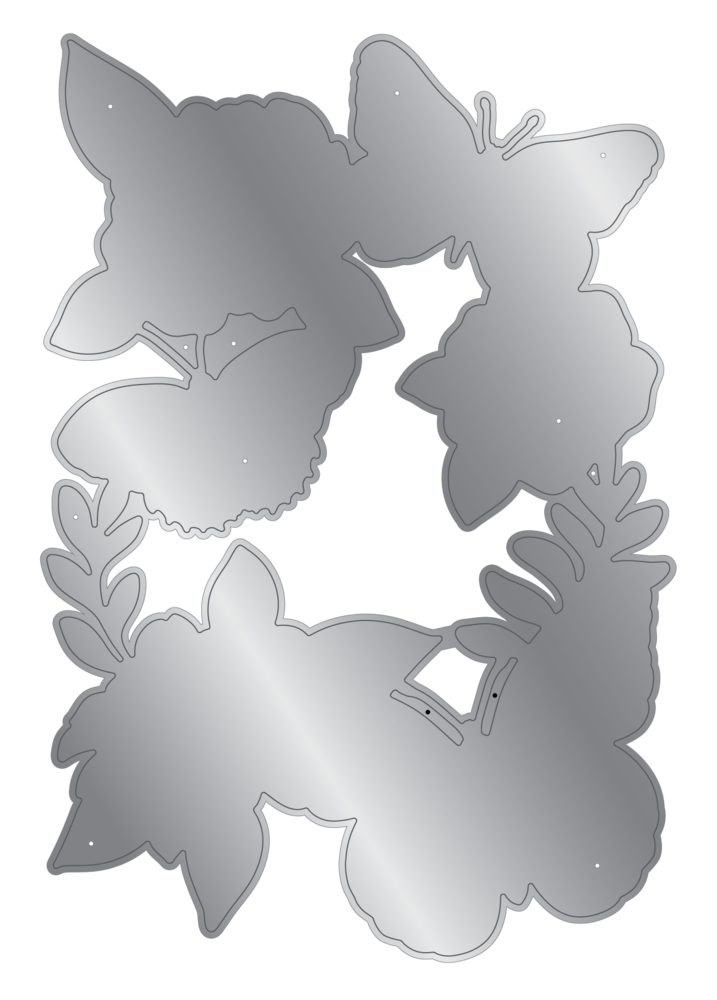 Gemini Butterflies and Blooms 4x6 Inch 3D Embossing Folder & Metal Die (GEM-3DEF4-MD-BUBL) (DISCONTINUED) Gemini Butterflies and Blooms 4x6 Inch 3D Embossing Folder & Metal Die (GEM-3DEF4-MD-BUBL) (DISCONTINUED)