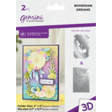 Gemini Bohemian Dreams 4x6 Inch 3D Embossing Folder & Metal Die (GEM-3DEF4-MD-BODR) (DISCONTINUED)