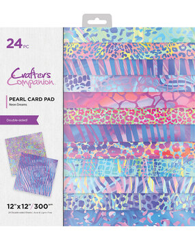 Crafter's Companion Neon Dreams 12x12 Inch Paper Pad (CC-PAD12-NEDR) (DISCONTINUED)