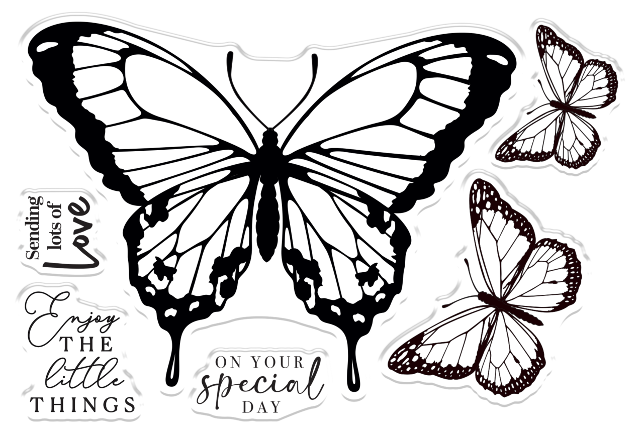 Crafter's Companion Bold Butterflies Stamp & Die Red Admiral Butterfly (SD-BB-STD-RED) (DISCONTINUED) Crafter's Companion Bold Butterflies Stamp & Die Red Admiral Butterfly (SD-BB-STD-RED) (DISCONTINUED)
