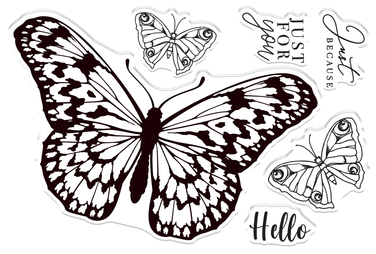 Crafter's Companion Bold Butterflies Stamp & Die Monarch Butterfly (SD-BB-STD-MON) (DISCONTINUED)