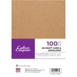 Crafter's Companion Card & Envelopes A6 Kraft (100pcs) (CC-KCBEN-A6)