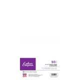 Crafter's Companion Card & Envelopes 7x7 Inch White (50pcs) (CC-WCBEN-7X7)