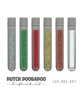 Dutch Doobadoo Glitter Set Winter (6pcs) (420.002.001) (DISCONTINUED)