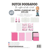 Dutch Doobadoo Crafty Kit Knippen en Plakken met Jaap - With Love (473.013.002) (DISCONTINUED)