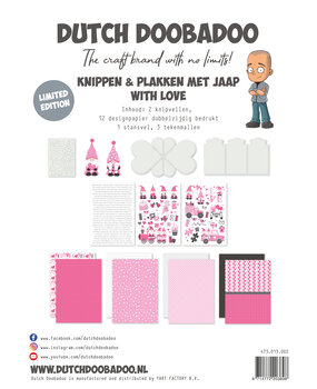 Dutch Doobadoo Crafty Kit Knippen en Plakken met Jaap - With Love (473.013.002) (DISCONTINUED)
