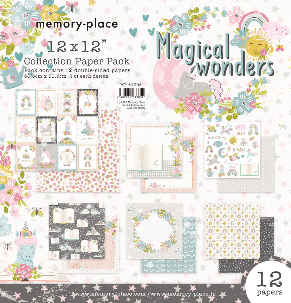 Memory Place Magical Wonders 12x12 Inch Paper Pack (MP-61305) (OUTLET) Memory Place Magical Wonders 12x12 Inch Paper Pack (MP-61305) (OUTLET)