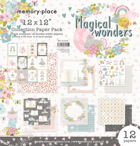 Memory Place Magical Wonders 12x12 Inch Paper Pack (MP-61305) (OUTLET) Memory Place Magical Wonders 12x12 Inch Paper Pack (MP-61305) (OUTLET)