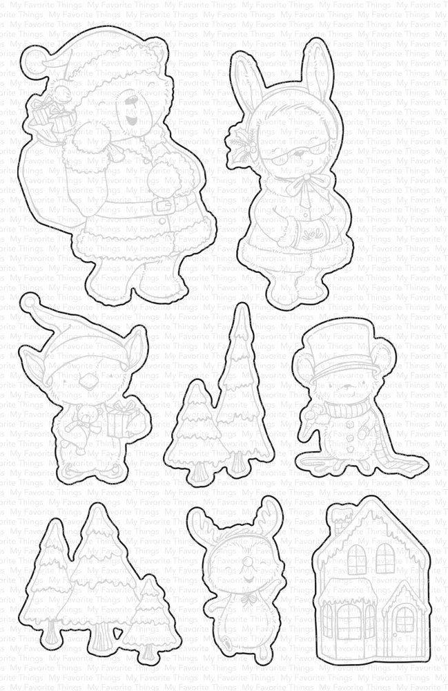 My Favorite Things Christmas Characters Die-namics (MFT-2608) (OUTLET)