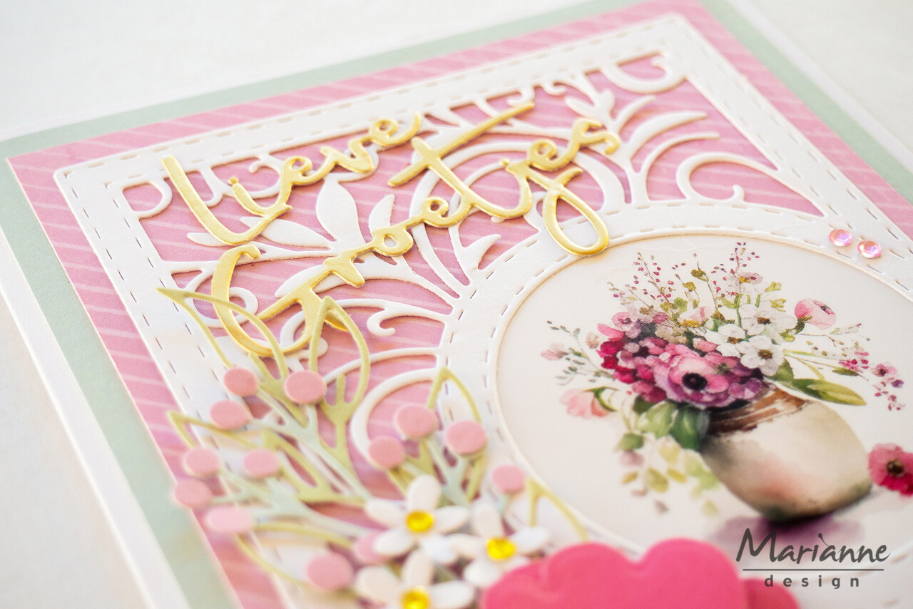 Marianne Design Creatable Lieve Groetjes NL (LR0842) (DISCONTINUED)