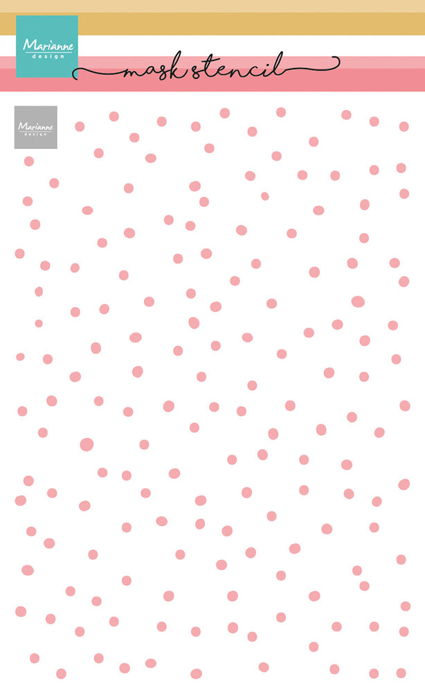 Marianne Design Mask Stencil A5 Dots (PS8150) (DISCONTINUED)
