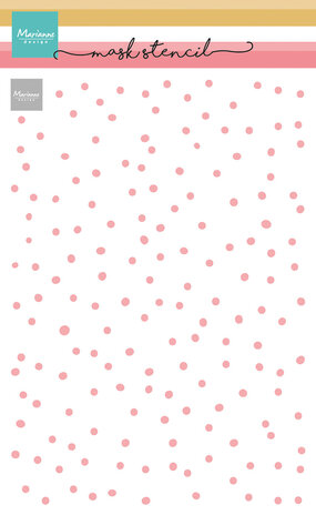 Marianne Design Mask Stencil A5 Dots (PS8150) (DISCONTINUED)