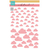 Marianne Design Mask Stencil A5 Clouds (PS8152) (DISCONTINUED)