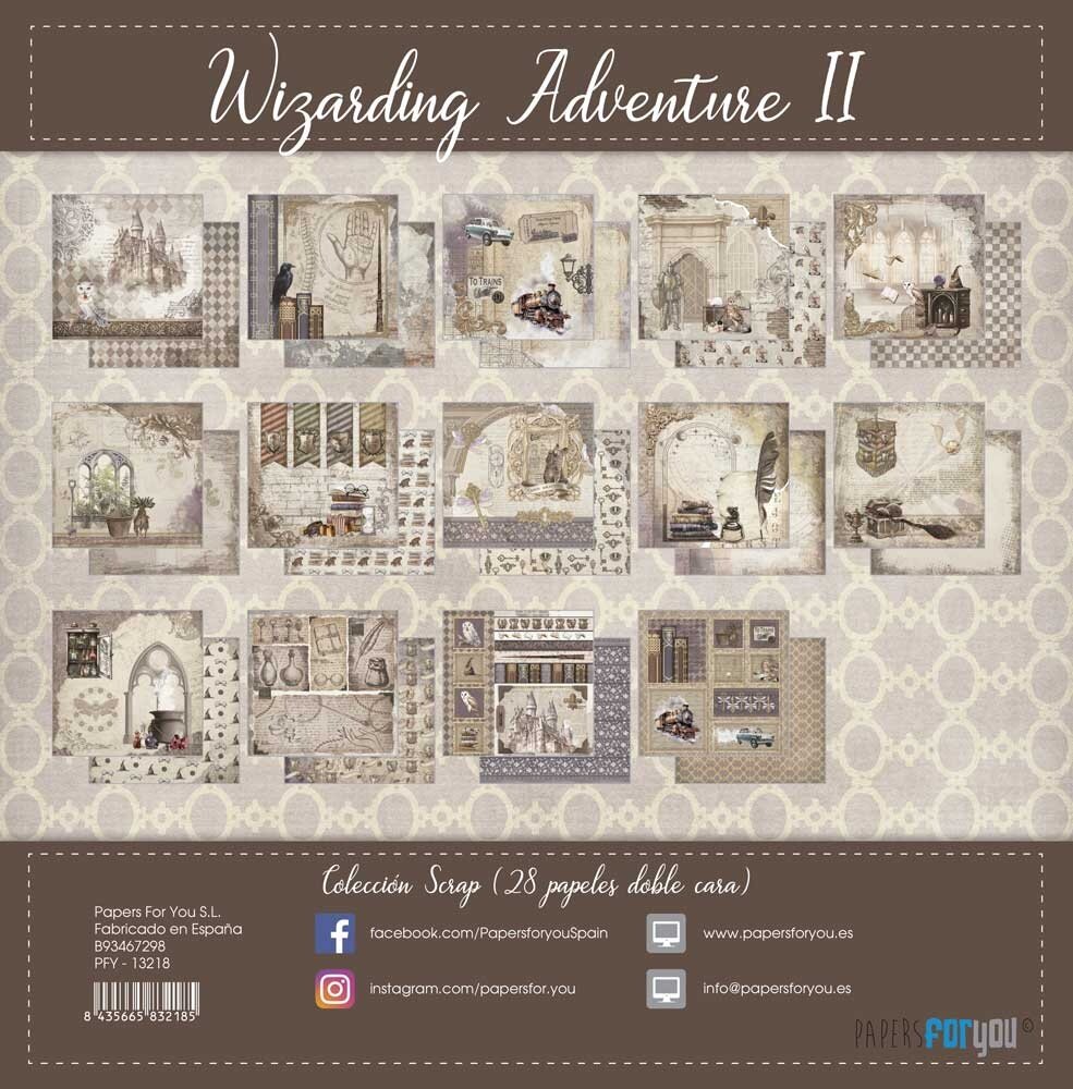 Papers For You Wizarding Adventure II Mini Scrap Paper Pack (28pcs) (PFY-13218)