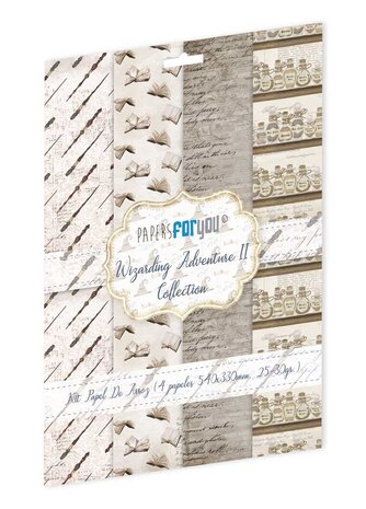 Papers For You Wizarding Adventure II Rice Paper Kit II (4 pcs) (PFY-11814) (DISCONTINUED) Papers For You Wizarding Adventure II Rice Paper Kit II (4 pcs) (PFY-11814) (DISCONTINUED)