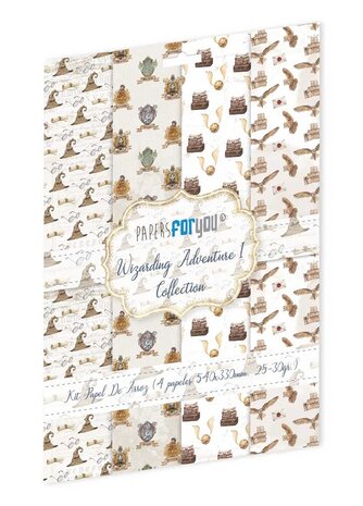 Papers For You Wizarding Adventure II Rice Paper Kit I (4 pcs) (PFY-11813) (DISCONTINUED) Papers For You Wizarding Adventure II Rice Paper Kit I (4 pcs) (PFY-11813) (DISCONTINUED)