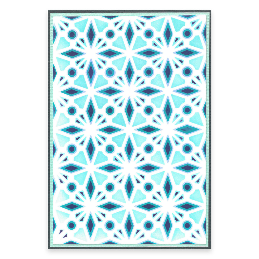 Sizzix Layered Stencils Geo Crystals (4pcs) (666530) (DISCONTINUED) Sizzix Layered Stencils Geo Crystals (4pcs) (666530) (DISCONTINUED)