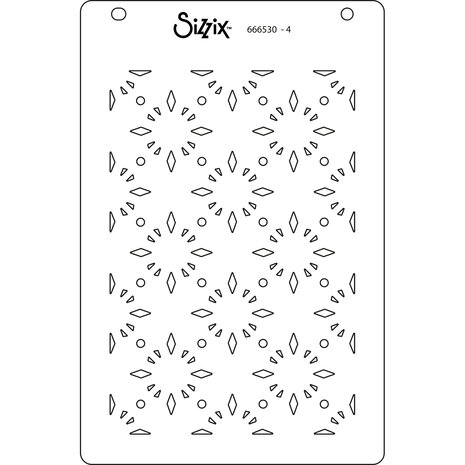 Sizzix Layered Stencils Geo Crystals (4pcs) (666530) (DISCONTINUED) Sizzix Layered Stencils Geo Crystals (4pcs) (666530) (DISCONTINUED)