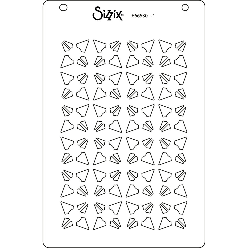 Sizzix Layered Stencils Geo Crystals (4pcs) (666530) (DISCONTINUED) Sizzix Layered Stencils Geo Crystals (4pcs) (666530) (DISCONTINUED)