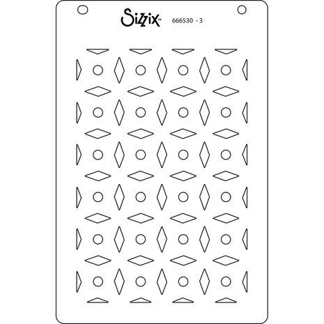 Sizzix Layered Stencils Geo Crystals (4pcs) (666530) (DISCONTINUED) Sizzix Layered Stencils Geo Crystals (4pcs) (666530) (DISCONTINUED)