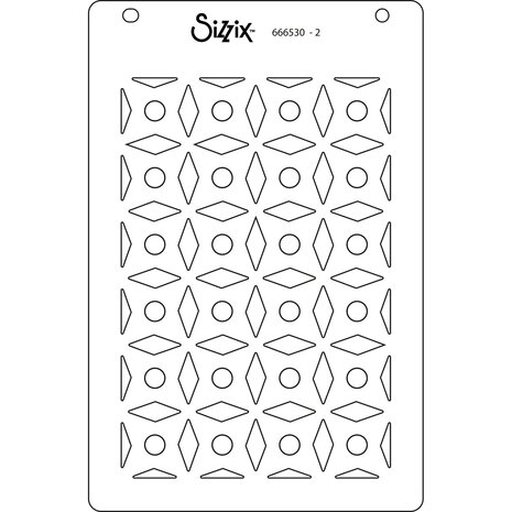 Sizzix Layered Stencils Geo Crystals (4pcs) (666530) (DISCONTINUED) Sizzix Layered Stencils Geo Crystals (4pcs) (666530) (DISCONTINUED)