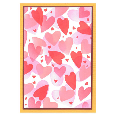 Sizzix Layered Stencils by Kath Breen Mark Making Hearts (4pcs) (666532) (DISCONTINUED)