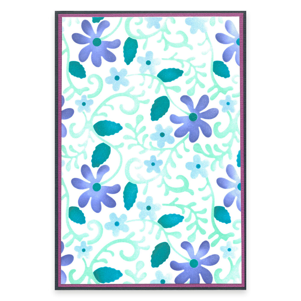 Sizzix Layered Stencils by Kath Breen Lacey (4pcs) (666531) (DISCONTINUED)