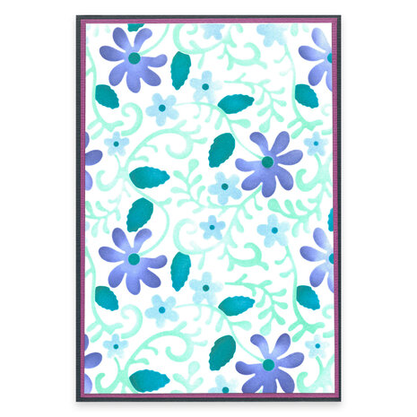 Sizzix Layered Stencils by Kath Breen Lacey (4pcs) (666531) (DISCONTINUED)