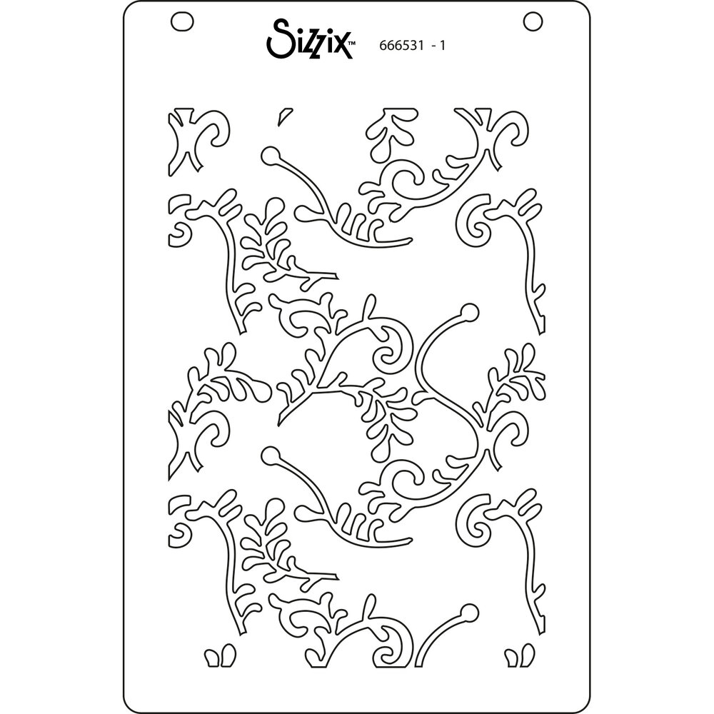 Sizzix Layered Stencils by Kath Breen Lacey (4pcs) (666531) (DISCONTINUED) Sizzix Layered Stencils by Kath Breen Lacey (4pcs) (666531) (DISCONTINUED)