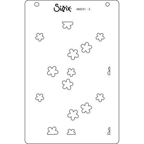 Sizzix Layered Stencils by Kath Breen Lacey (4pcs) (666531) (DISCONTINUED) Sizzix Layered Stencils by Kath Breen Lacey (4pcs) (666531) (DISCONTINUED)