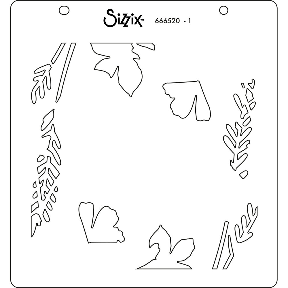 Sizzix Layered Stencils by Jennifer Ogborn Botanical Border (4pcs) (666520) (DISCONTINUED) Sizzix Layered Stencils by Jennifer Ogborn Botanical Border (4pcs) (666520) (DISCONTINUED)