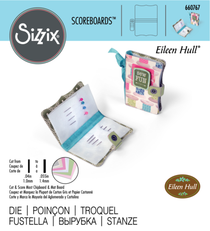 Sizzix ScoreBoards Die by Eileen Hull Needle Book (660767) (DISCONTINUED)