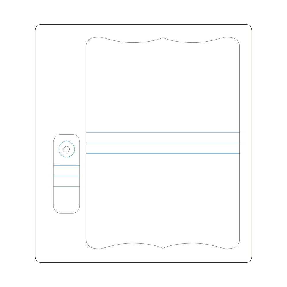 Sizzix ScoreBoards Die by Eileen Hull Needle Book (660767) (DISCONTINUED)