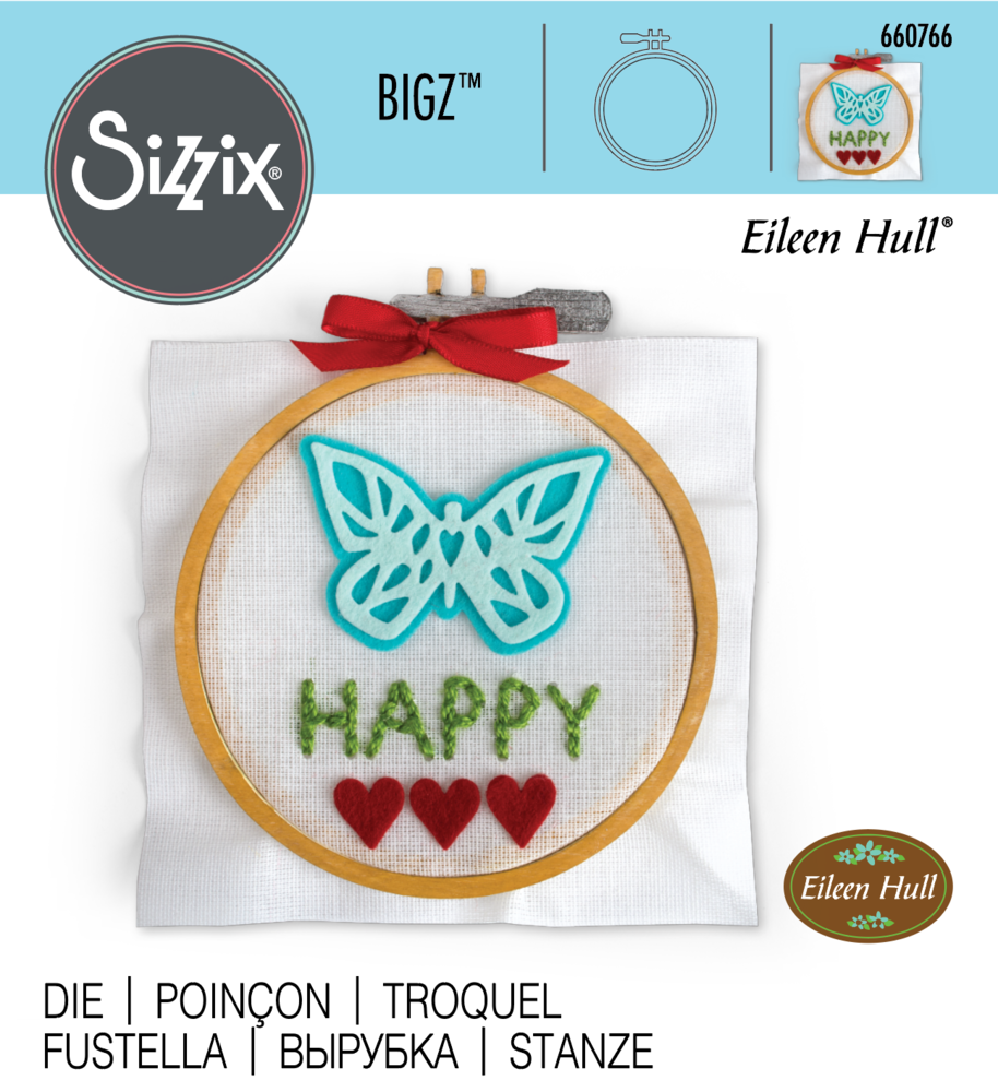 Sizzix Bigz Die by Eileen Hull Embroidery Hoop (660766) (DISCONTINUED) Sizzix Bigz Die by Eileen Hull Embroidery Hoop (660766) (DISCONTINUED)