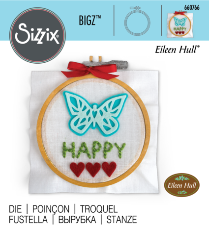 Sizzix Bigz Die by Eileen Hull Embroidery Hoop (660766) (DISCONTINUED) Sizzix Bigz Die by Eileen Hull Embroidery Hoop (660766) (DISCONTINUED)