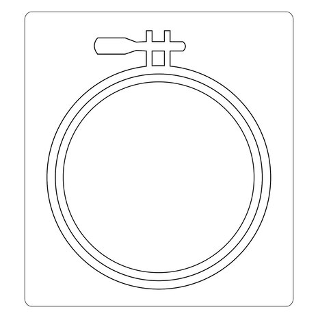 Sizzix Bigz Die by Eileen Hull Embroidery Hoop (660766) (DISCONTINUED) Sizzix Bigz Die by Eileen Hull Embroidery Hoop (660766) (DISCONTINUED)