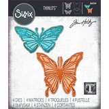 Sizzix Thinlits Die by Tim Holtz Vault Scribbly Butterfly (4pcs) (666564) (DISCONTINUED) Sizzix Thinlits Die by Tim Holtz Vault Scribbly Butterfly (4pcs) (666564) (DISCONTINUED)