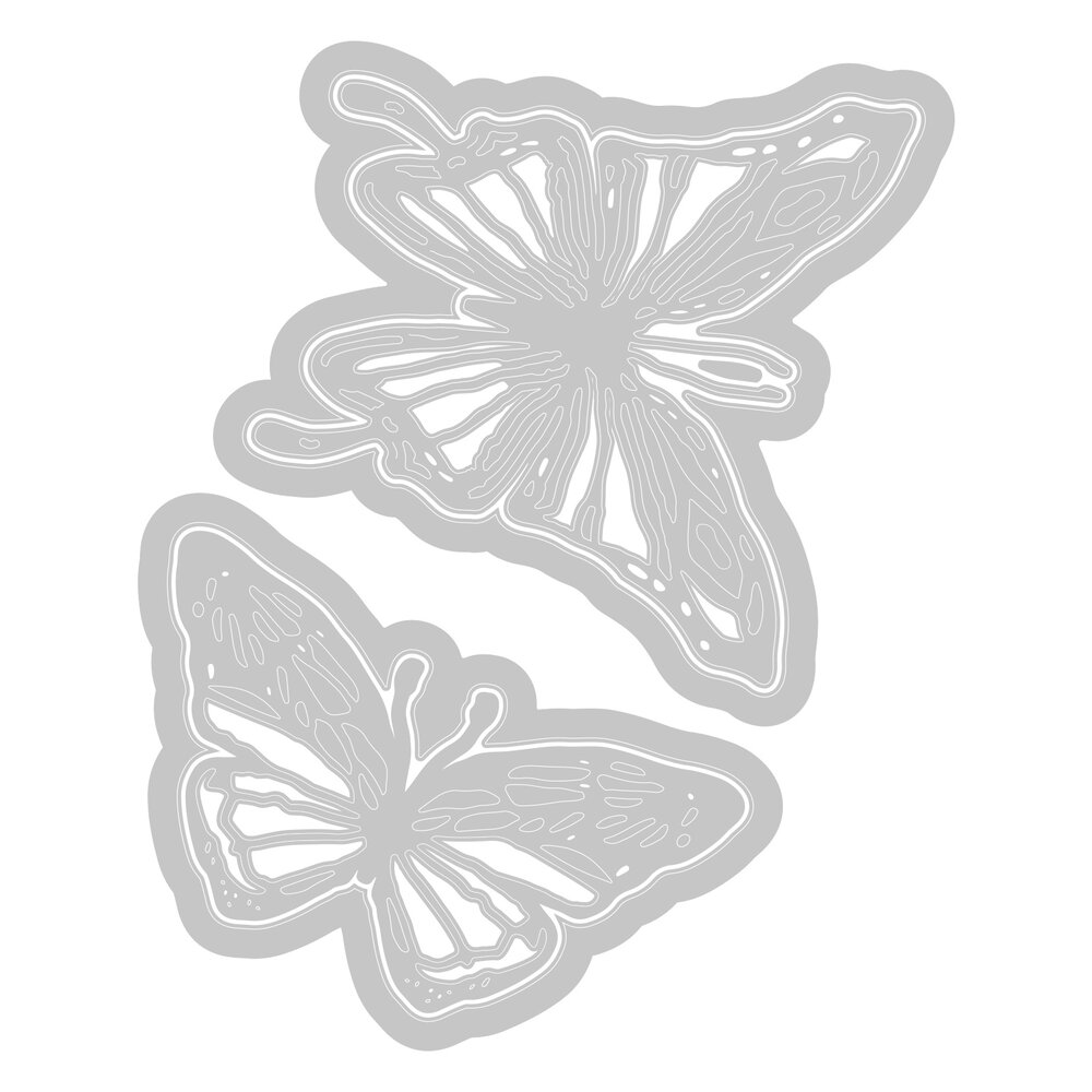 Sizzix Thinlits Die by Tim Holtz Vault Scribbly Butterfly (4pcs) (666564) (DISCONTINUED)